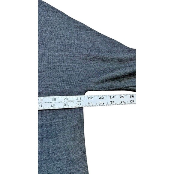 Soft Surroundings Tunic Womens Size Medium Grey Hanna Convertible Sweater Wool - Picture 7 of 9